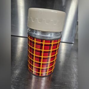 Vintage Plaid Thermos